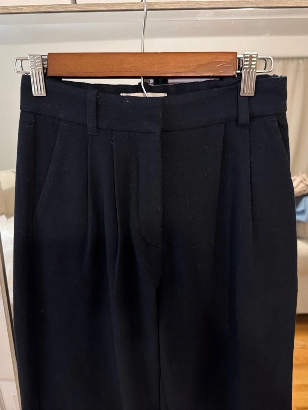 Abercrombie & Fitch Sloane Tailored Wide Leg Pant
